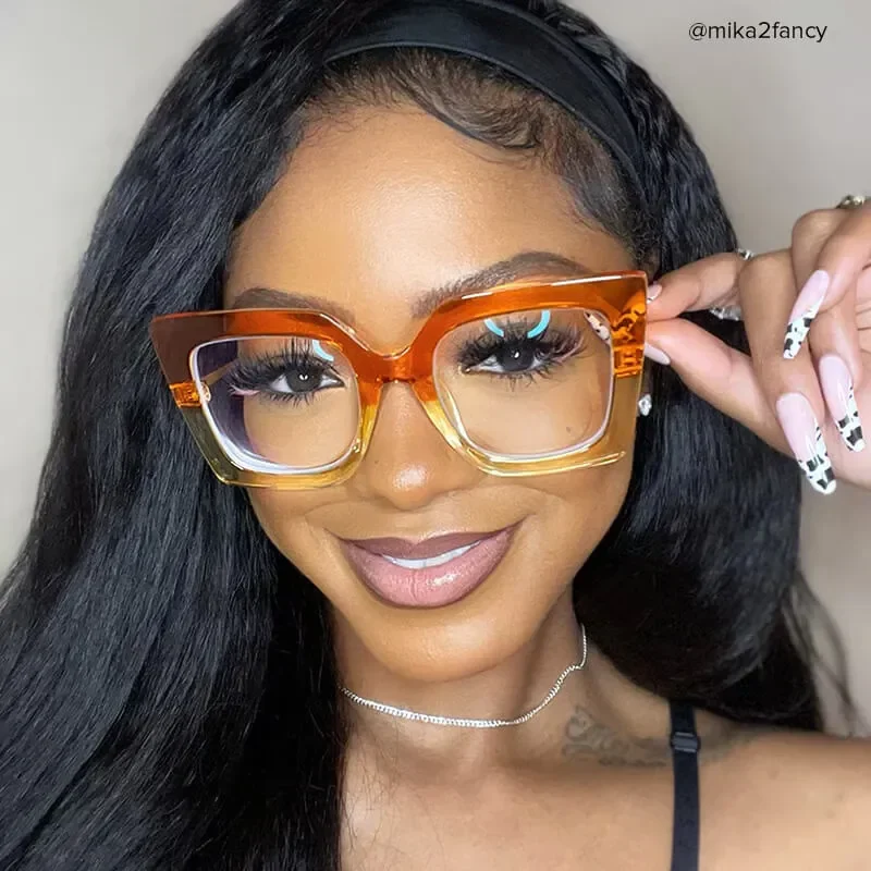Vernetta Orange Glasses 6