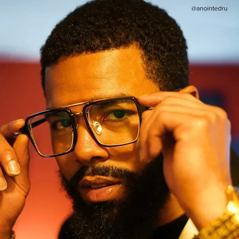 Unicorn Black-Gold Glasses 8