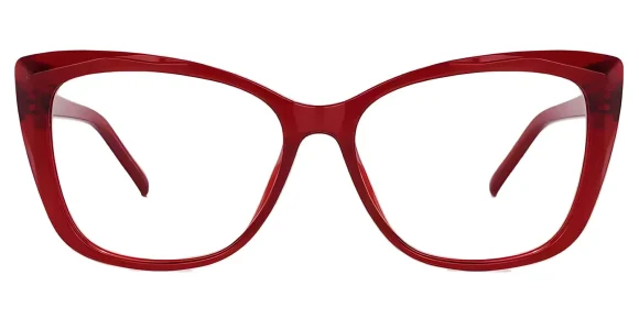 Janina Red glasses 1