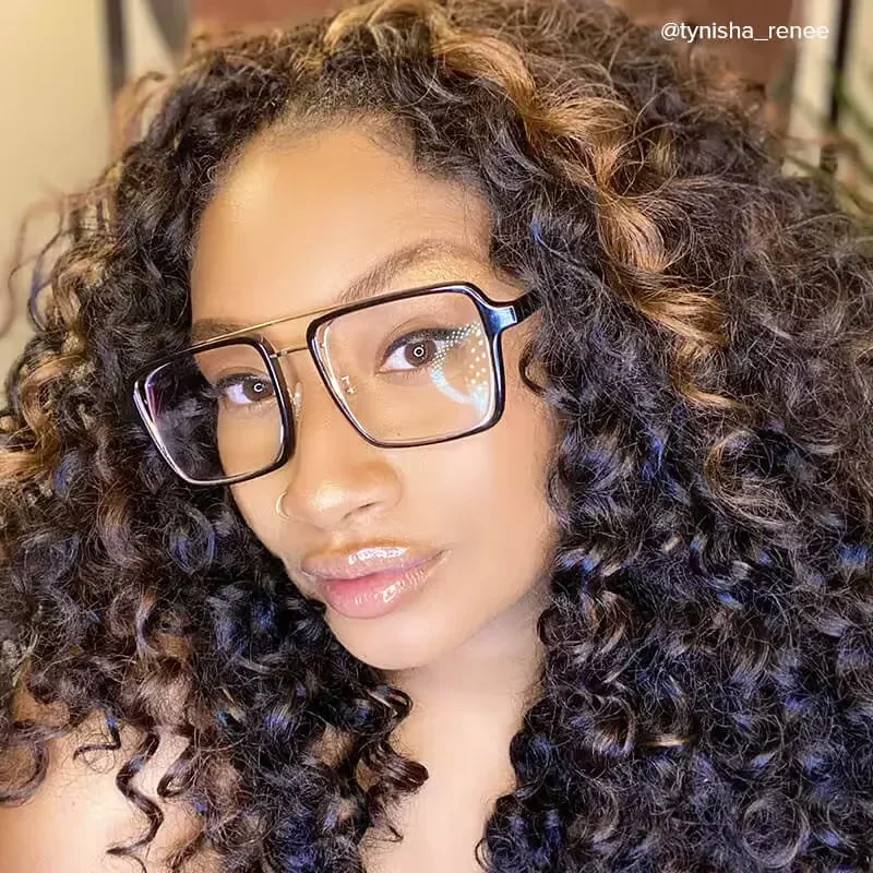 Unicorn Black-Gold Glasses 10