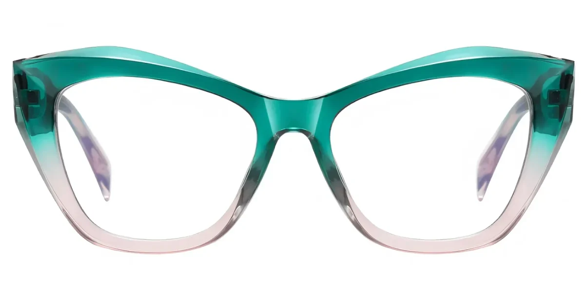 PF2197 Green-Pink Glasses 0