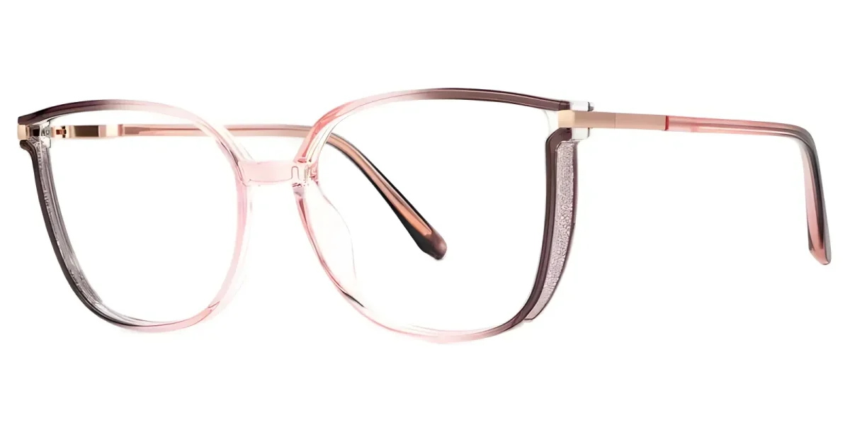 Fredia Pink-Tan Glasses 1