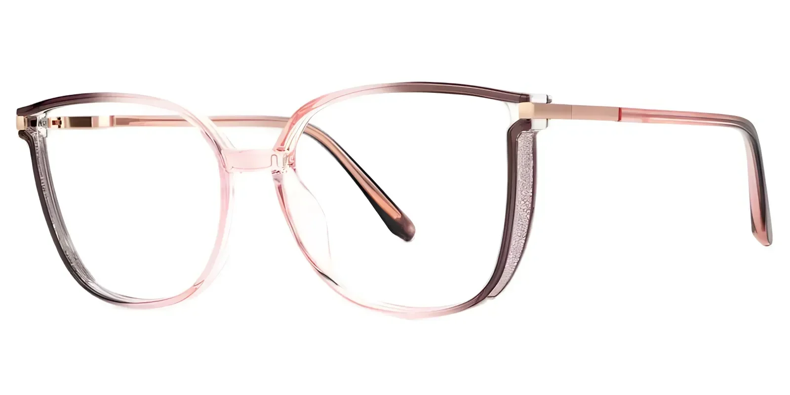 Fredia Pink-Tan glasses 2