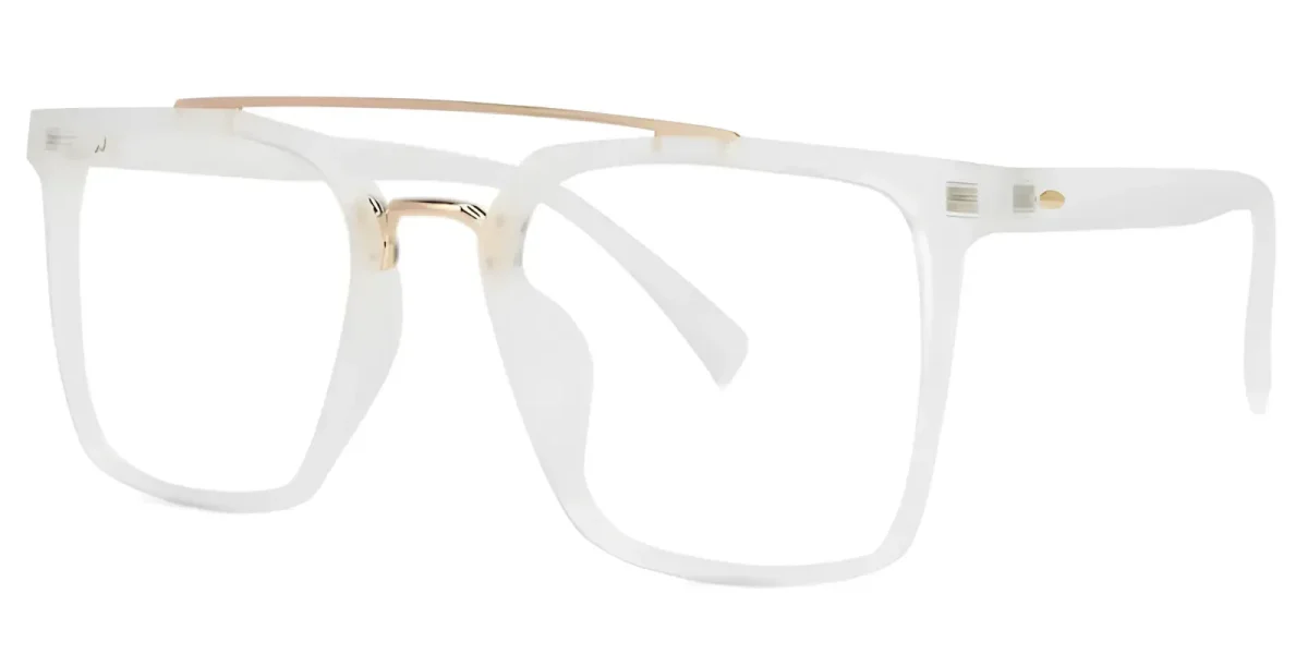 Dayna White Glasses 1