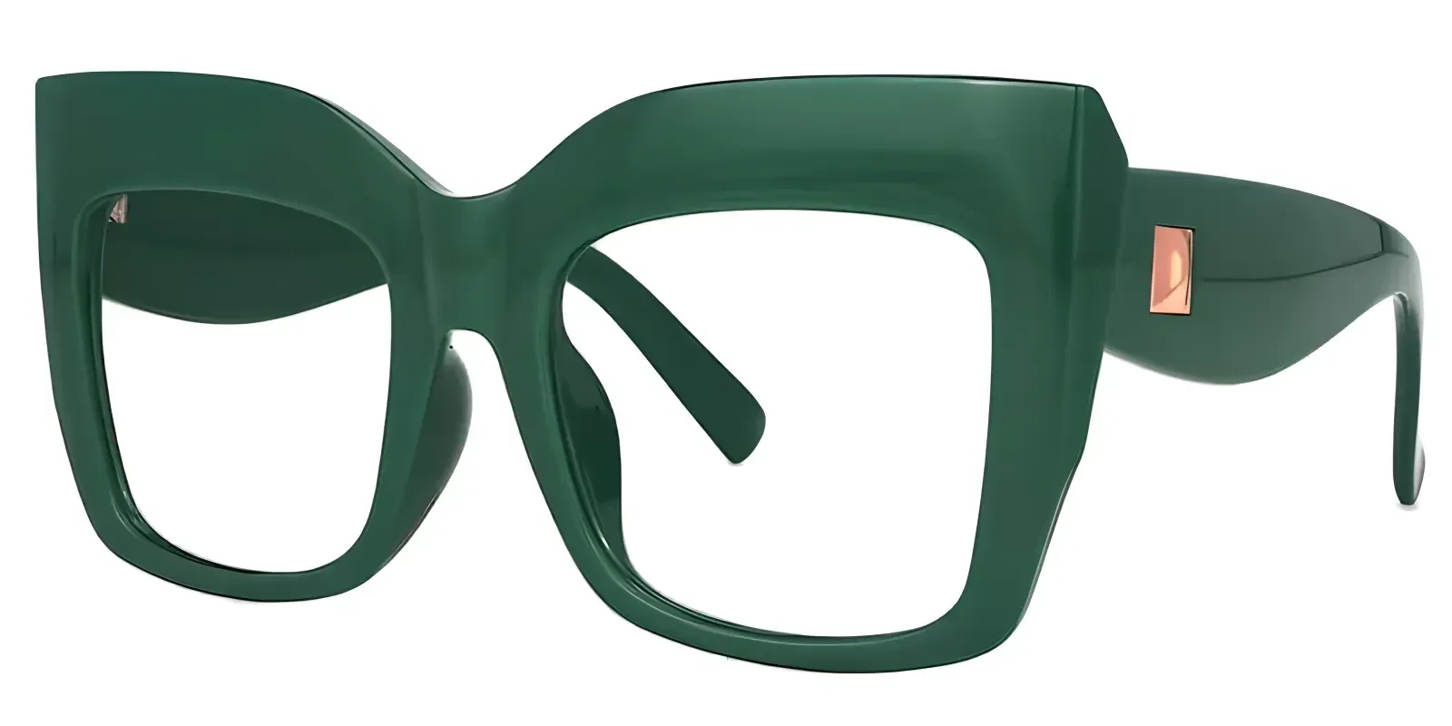 Retro Green glasses 2