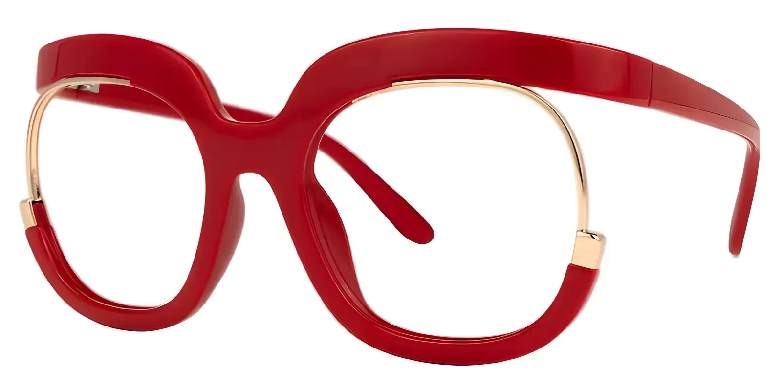 Carmine Red glasses 2