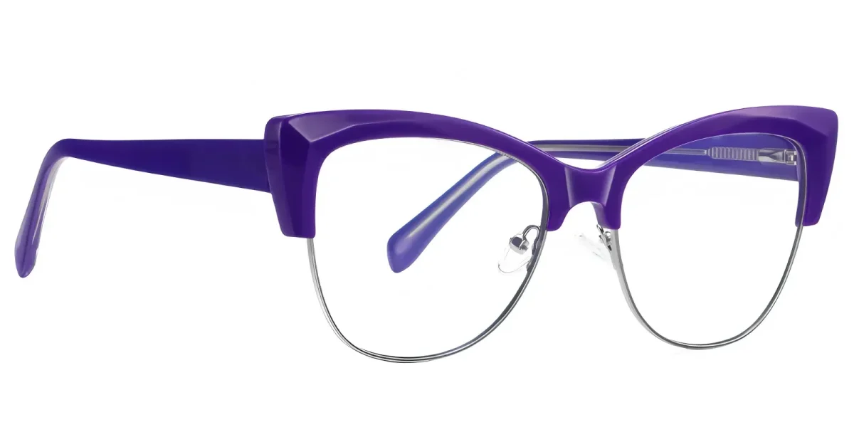 PF2181 Purple-Silver Glasses 2