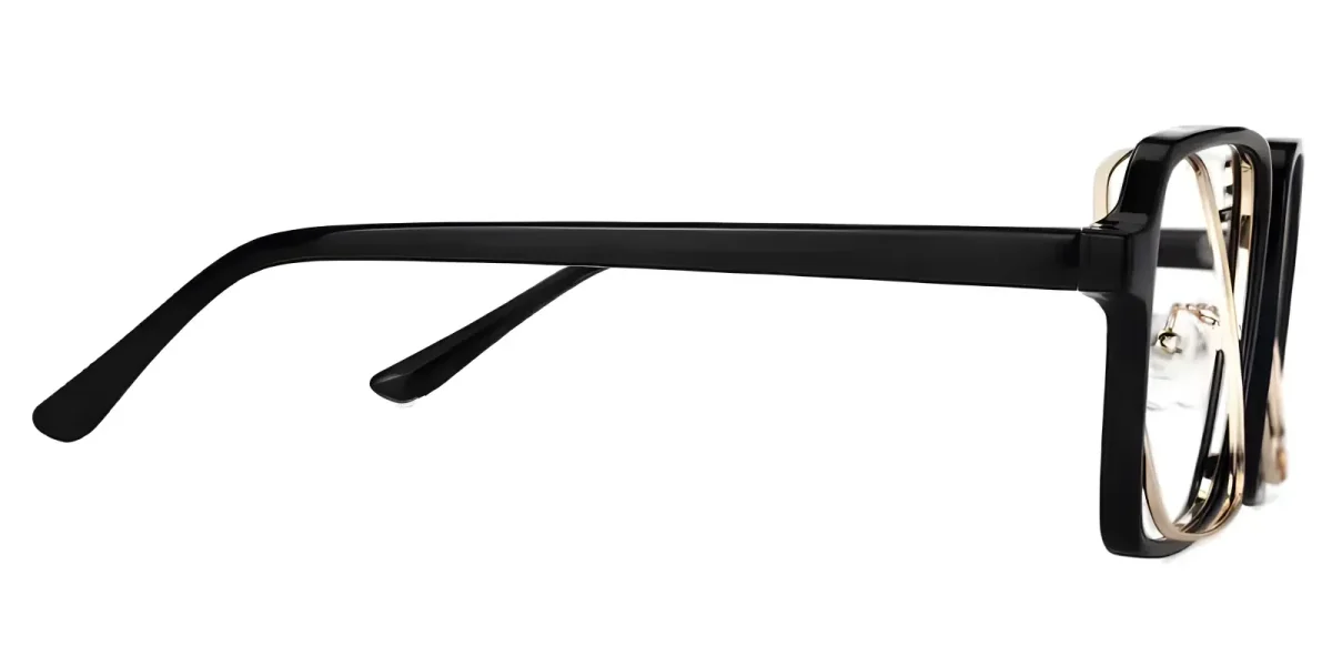 Unicorn Black-Gold Glasses 2