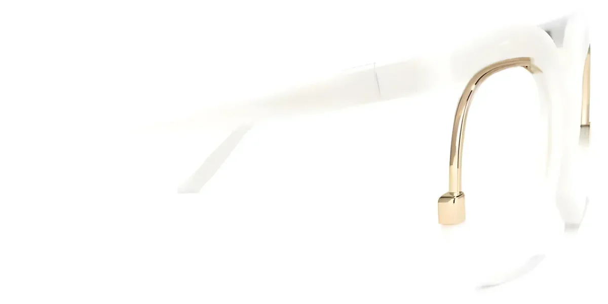 Carmine White Glasses 2