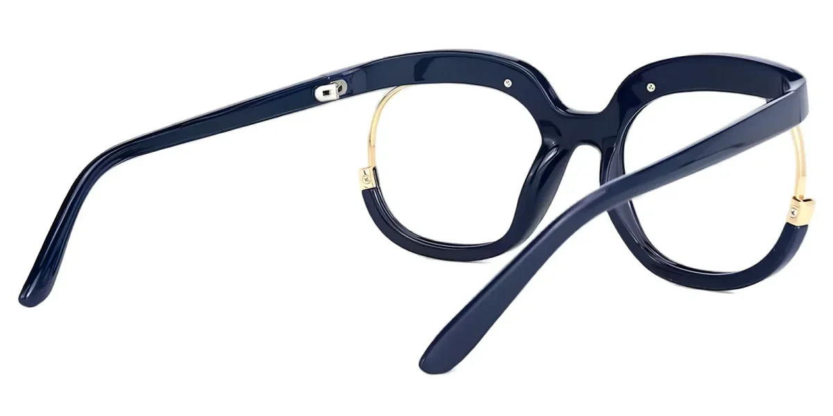 Carmine Dark-Blue Glasses 3