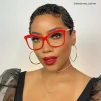 Naila Red Glasses 4