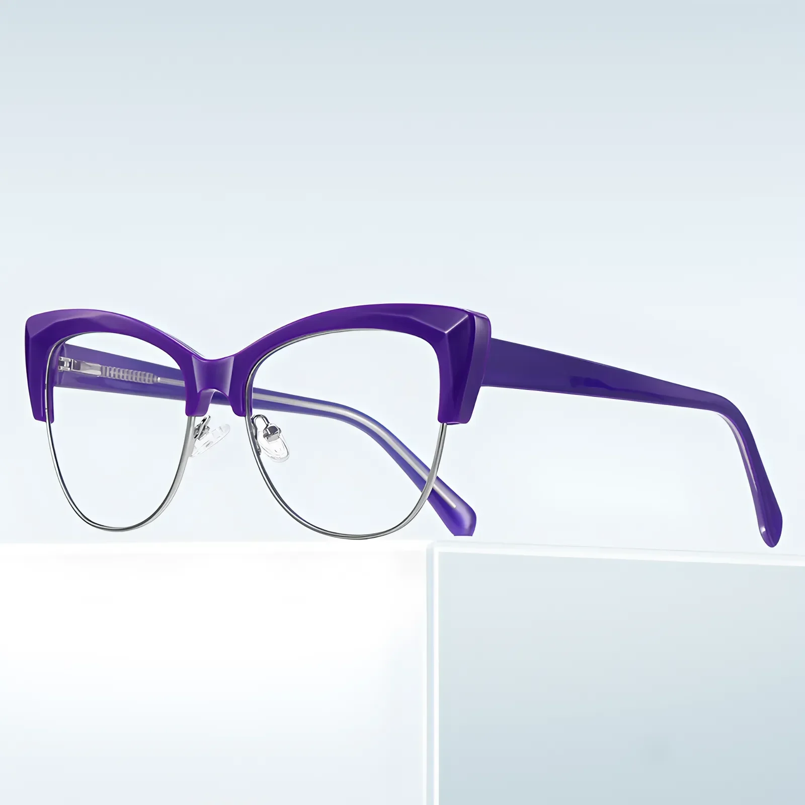 PF2181 Purple-Silver Glasses 6