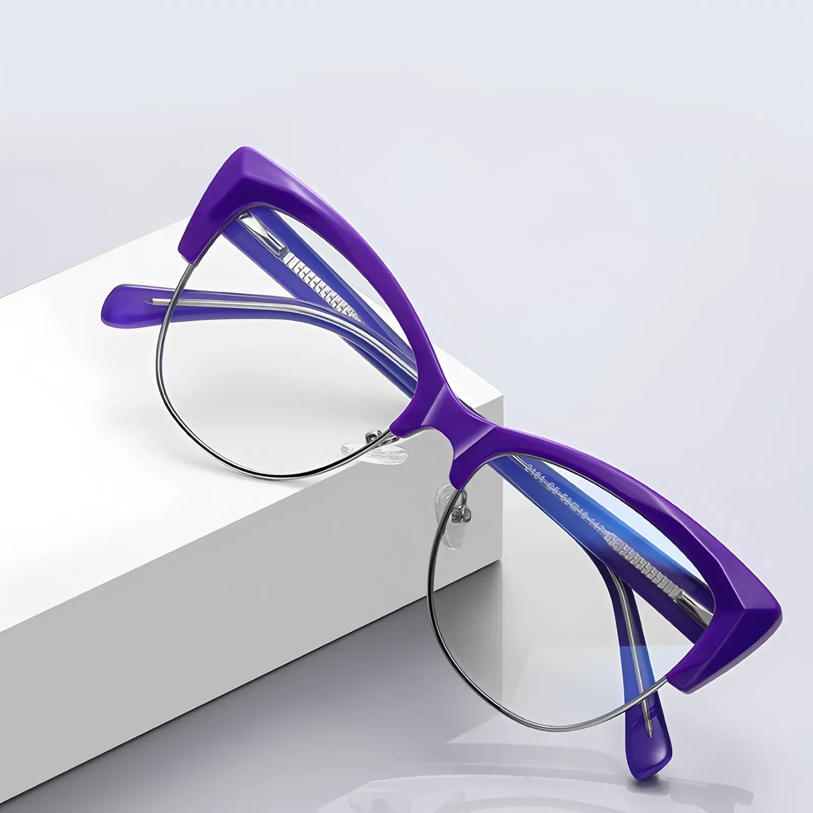 PF2181 Purple-Silver Glasses 7