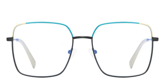 PF3059 Black-Yellow-Cyan glasses 1