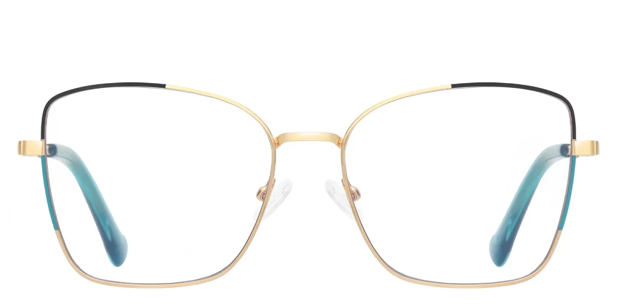 PF3062 Gold-Black-Green Glasses 0