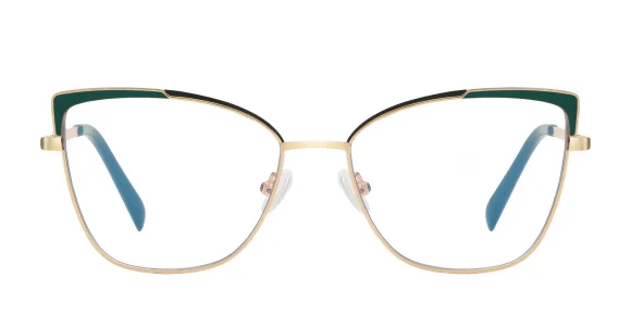 PF3104 Black-Green glasses 1