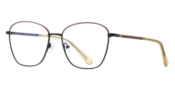 PF3055 Black-Magenta glasses 2