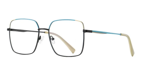 PF3059 Black-Yellow-Cyan glasses 2
