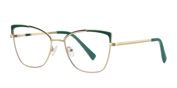 PF3104 Black-Green glasses 2