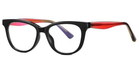 Raytina Black glasses 2