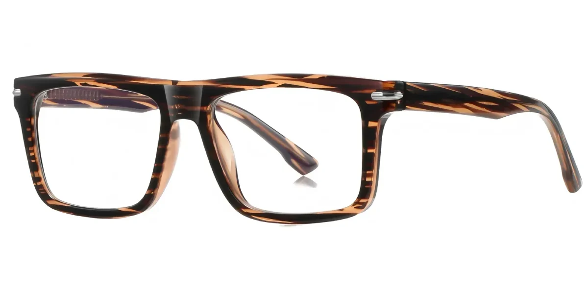 PF2201 Brown-Zebra Glasses 1