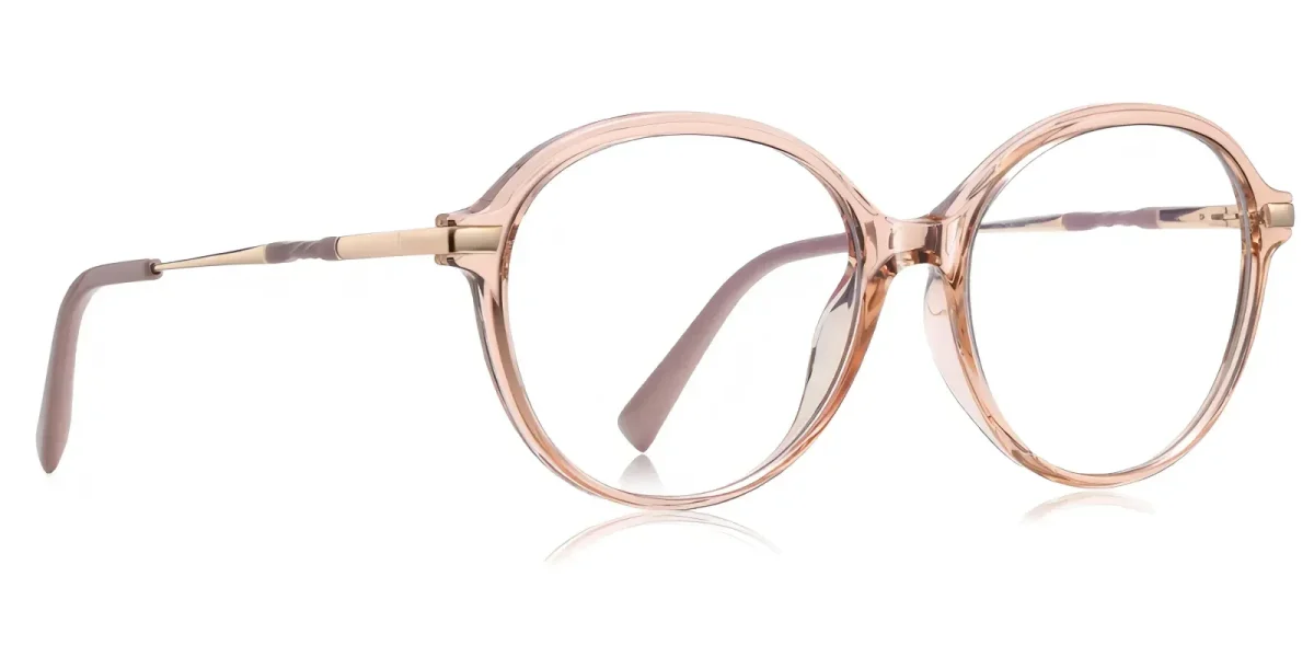 PF2213 Pink-Gold Glasses 2