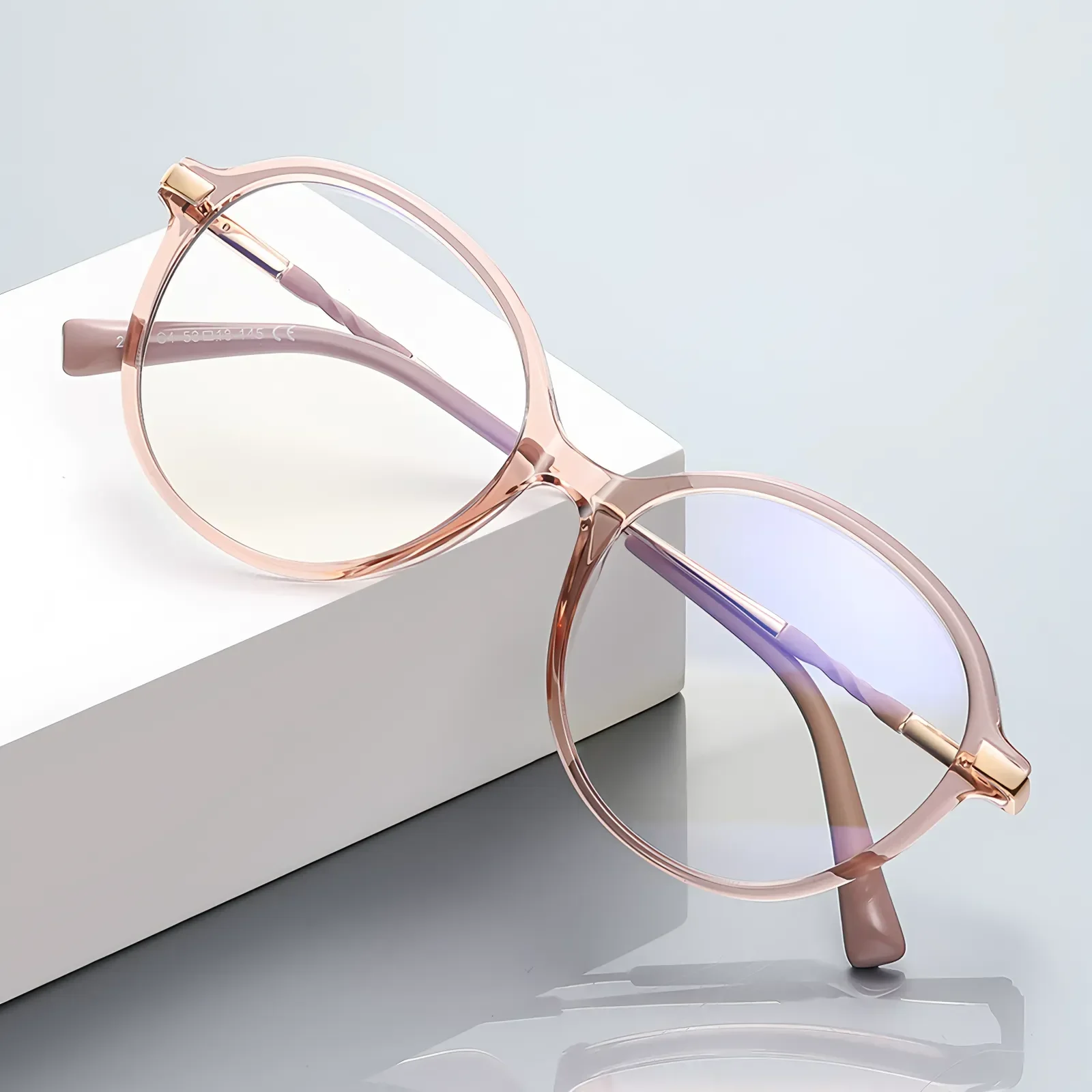 PF2213 Pink-Gold Glasses 7