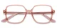 Libby Clear, Pink glasses