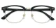 XY8010 Black, Gold glasses