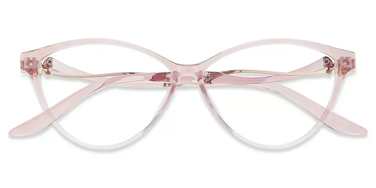 XY8033 Pink, Clear Glasses 0