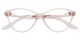 XY8033 Pink, Clear Glasses 0