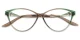 XY8033 Brown, Green glasses