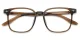 XY8041  Clear, Brown glasses