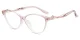 XY8033 Pink, Clear Glasses 1