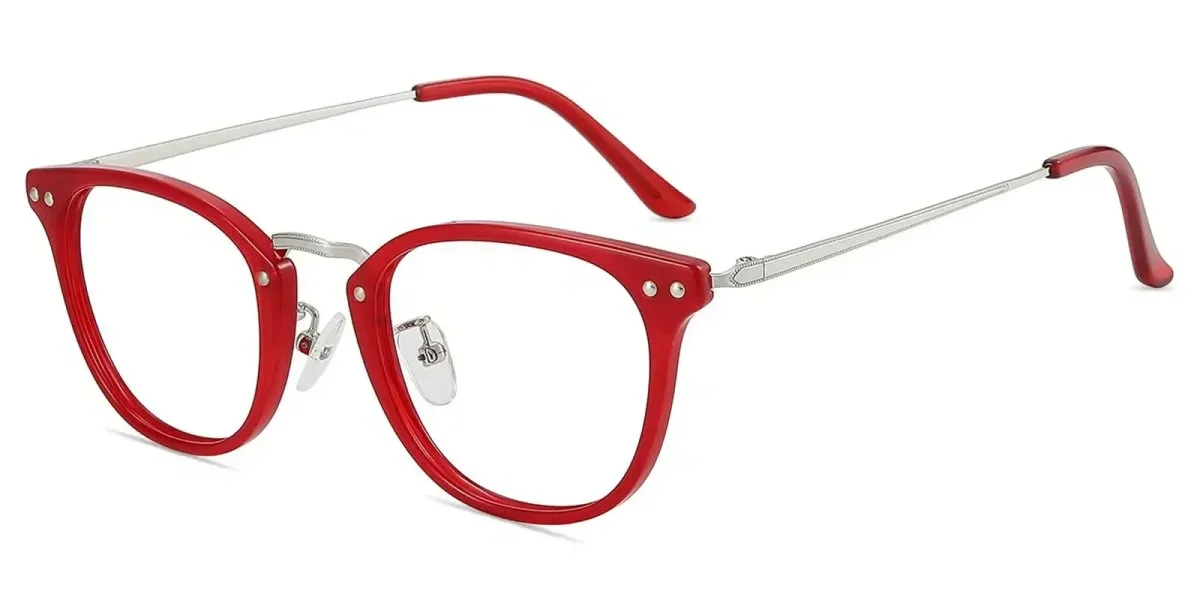 XY8035 Red, Silver Glasses 1