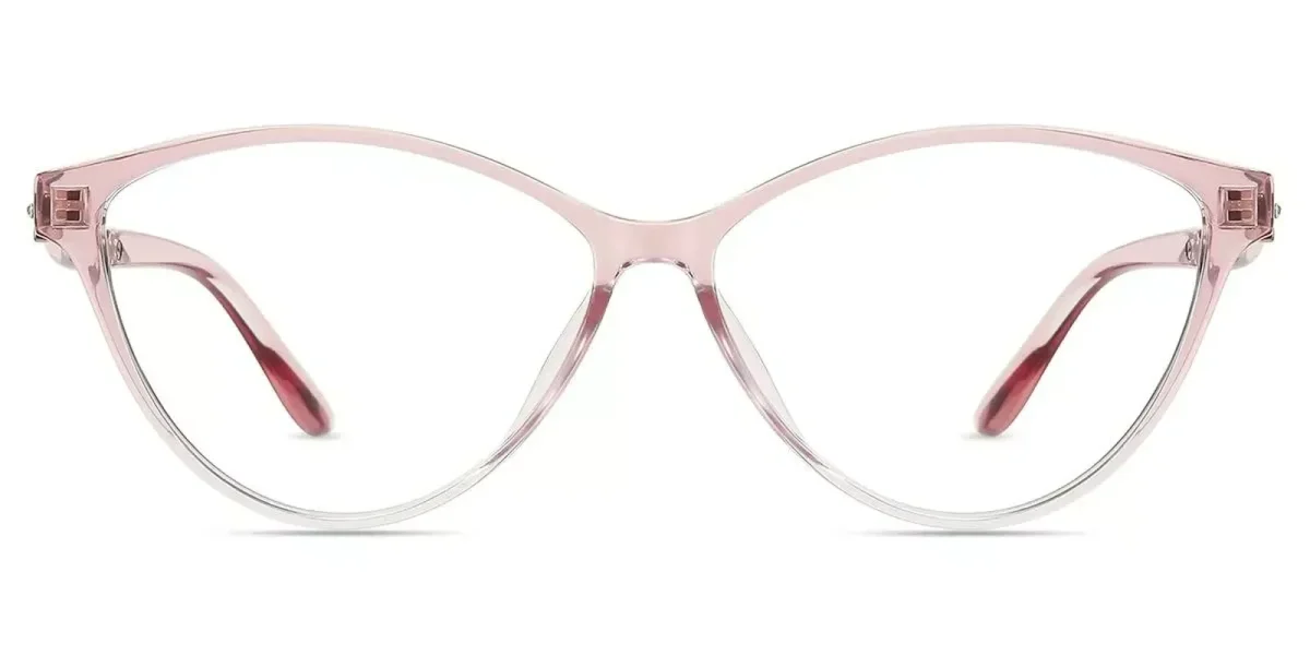 XY8033 Pink, Clear Glasses 2