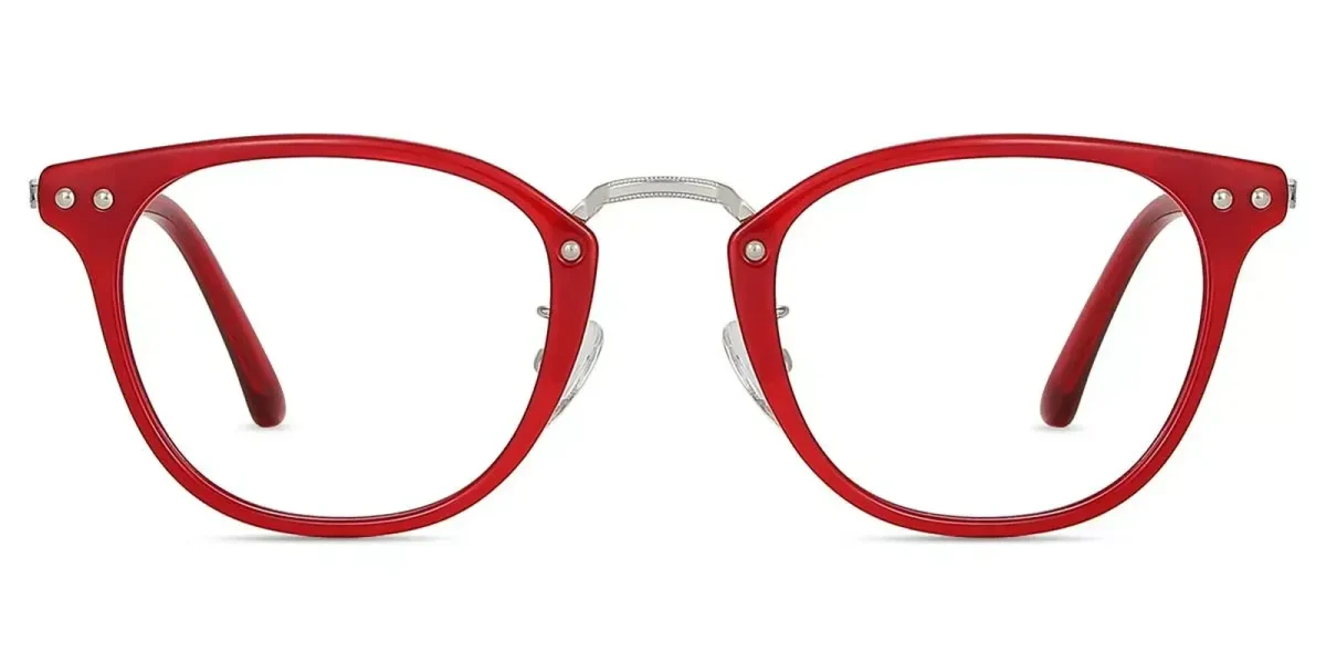 XY8035 Red, Silver Glasses 2