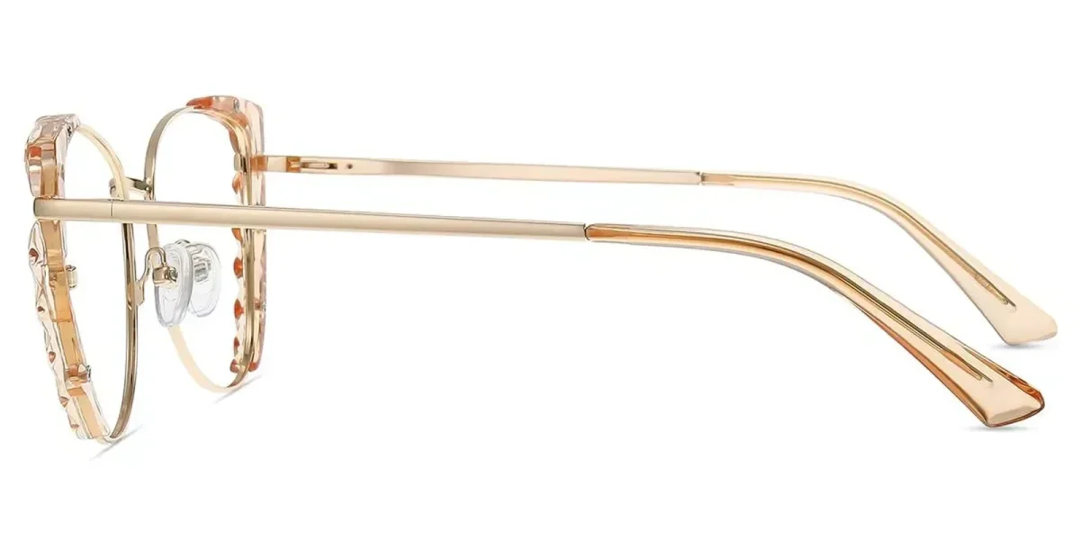 XY8024 Gold, Orange Glasses 3