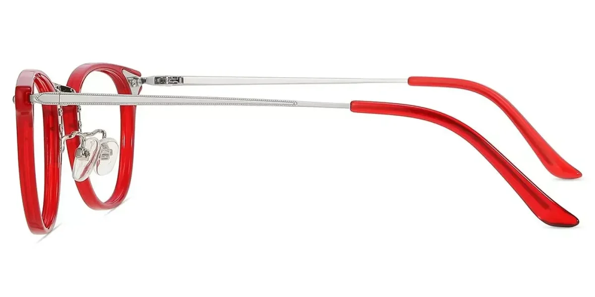 XY8035 Red, Silver Glasses 3