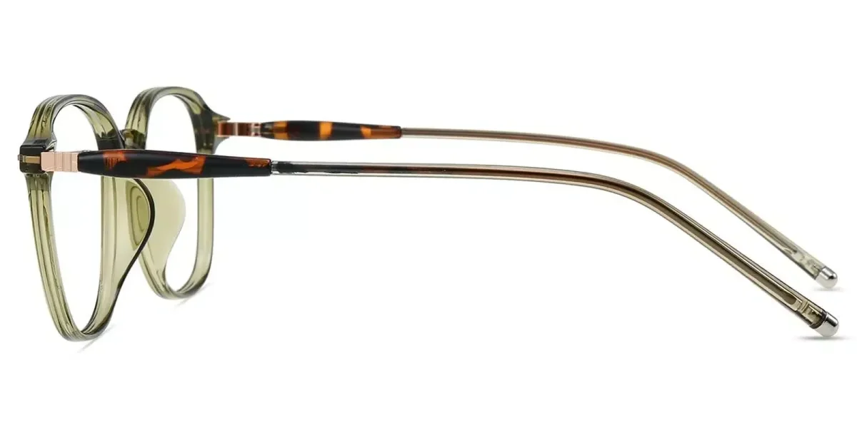 XY8040 Clear, Green  Glasses 3