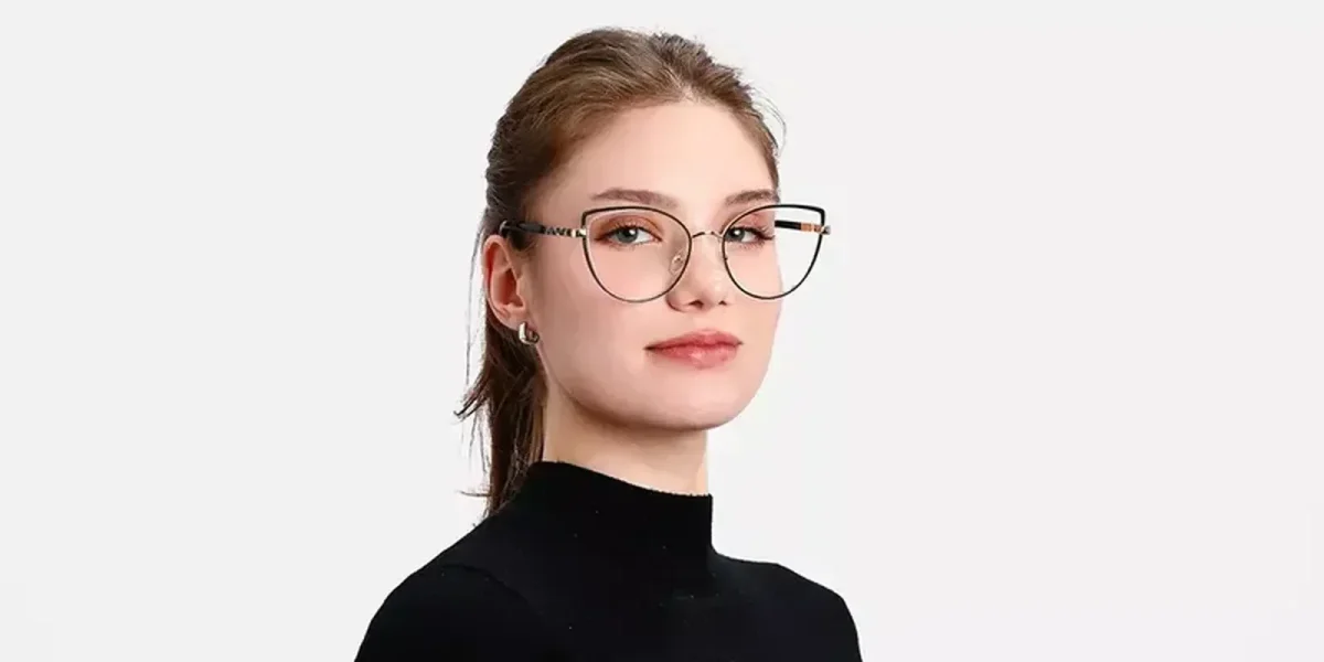 XY8022 Black, Gold Glasses 4
