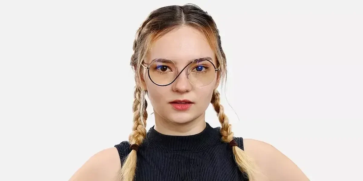 XY8023 Black, Gold Glasses 3