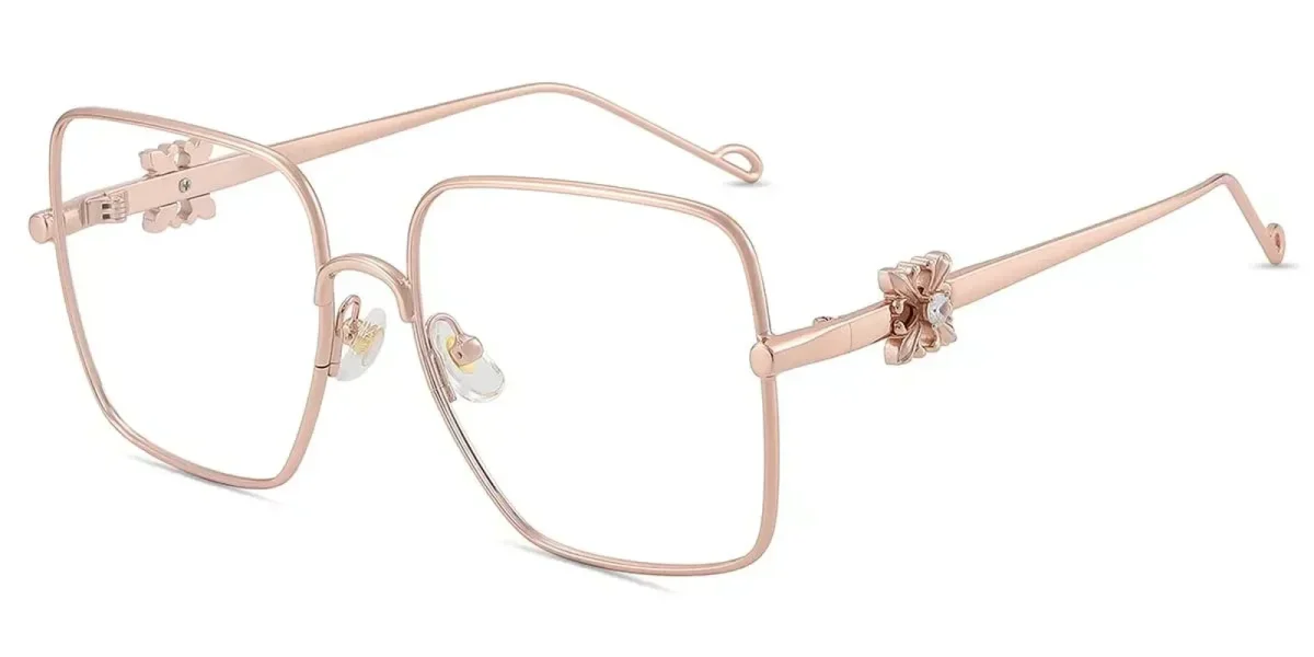 XY8026 Rose Gold Glasses 0