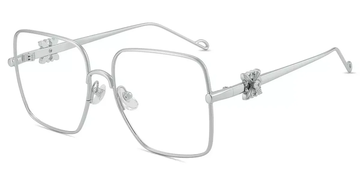 XY8026 Silver Glasses 0