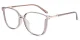 XY8027 Purple, Clear glasses