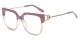 XY8034 Purple, Brown, Clear glasses