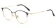 XY8019 Black, Gold glasses