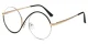 XY8023 Black, Gold Glasses 0