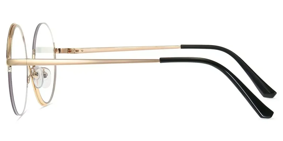 XY8023 Black, Gold Glasses 2